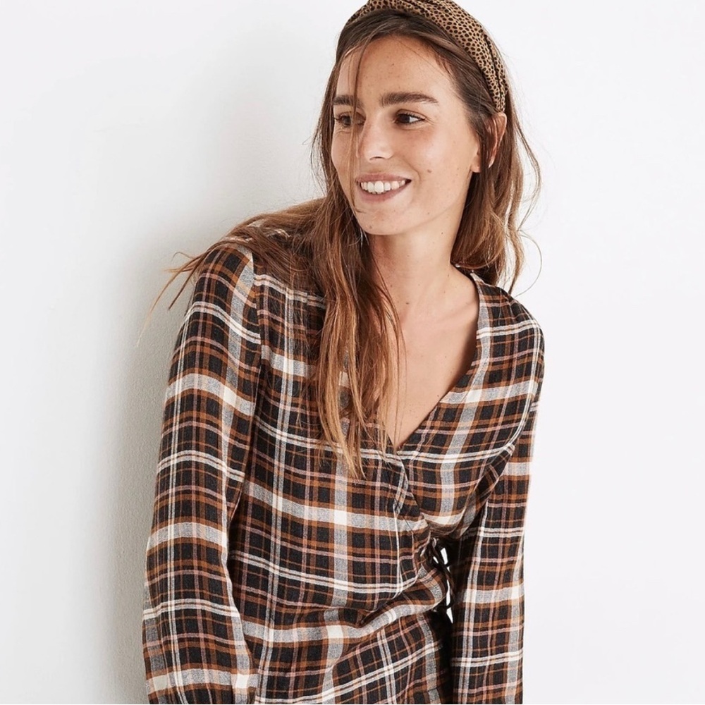 NWOT MADEWELL Wrap Top